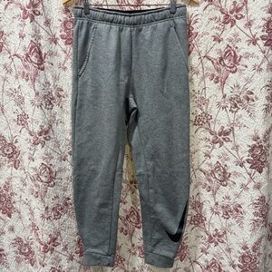 Nike Dri-Fit Gray Jogger Sweatpants Men’s Small